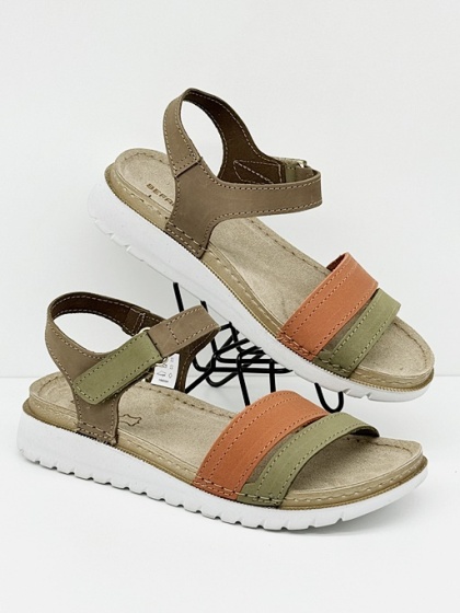 Damskie sandały Befado 158D291 multikolor, zakres tęgość F-G