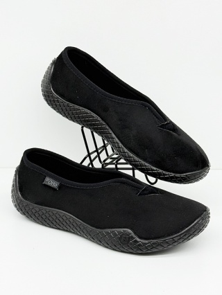 Dr Orto Casual 422D001 czarne damskie półbuty wsuwane, tęgość G