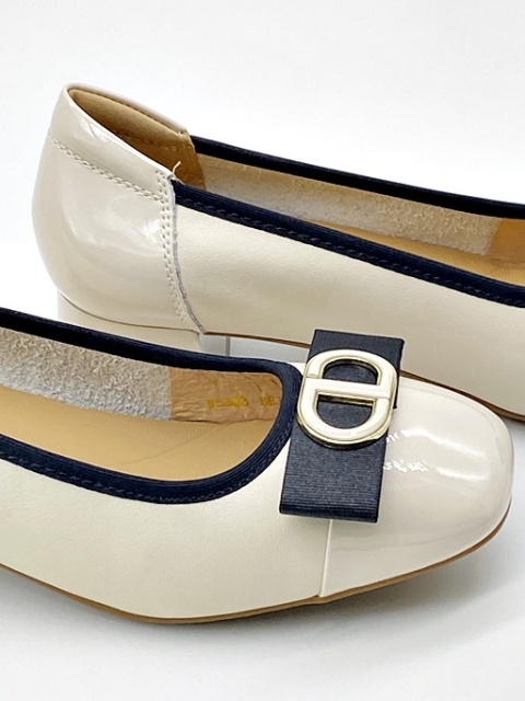 Eleganckie buty na wesele czółenka Loretta Vitale W5308 beżowe, tęgość G normalna