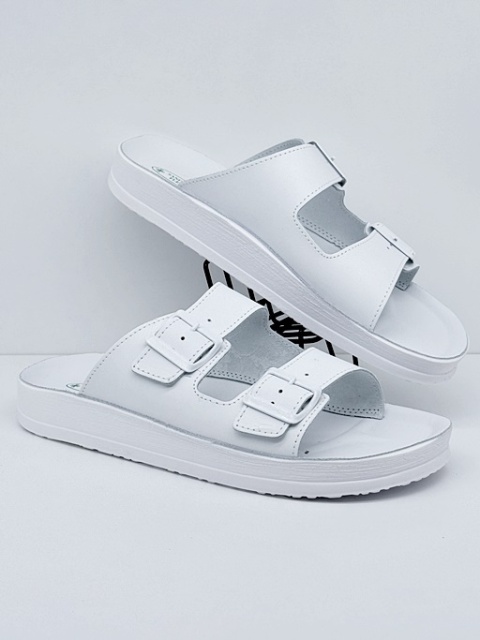 klapki męskie białe medyczne