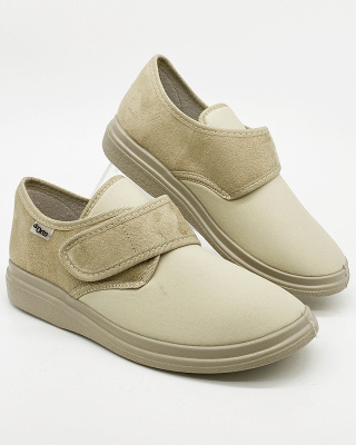 Buty dla diabetyków Dr Orto 036M005 beżowy (strecz), stopa haluksowa, stopa cukrzycowa, tęgość J-K