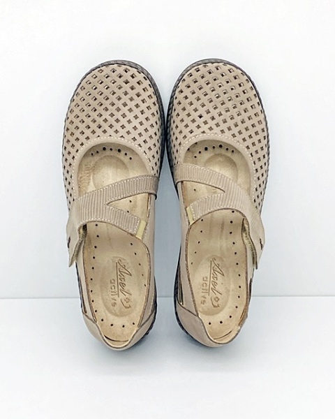 Ażurowe baleriny półbuty