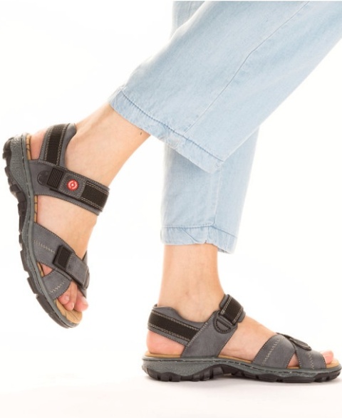 rieker sandały hikkingowe