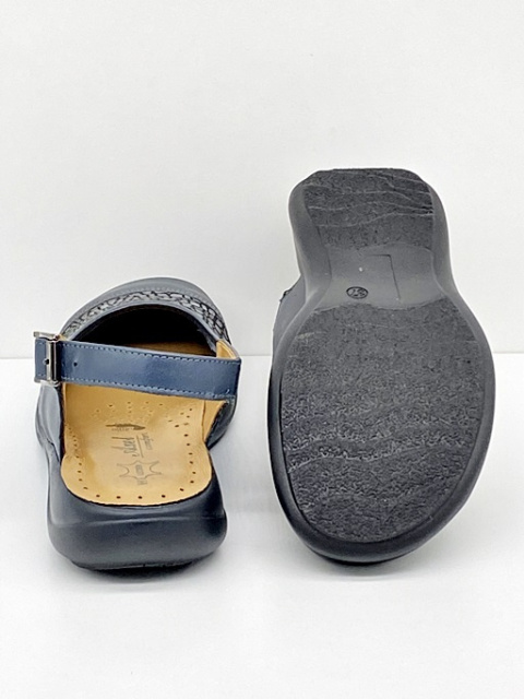 Sandały Axel 2450 granatowe (Marine Gold), duża tęgość M