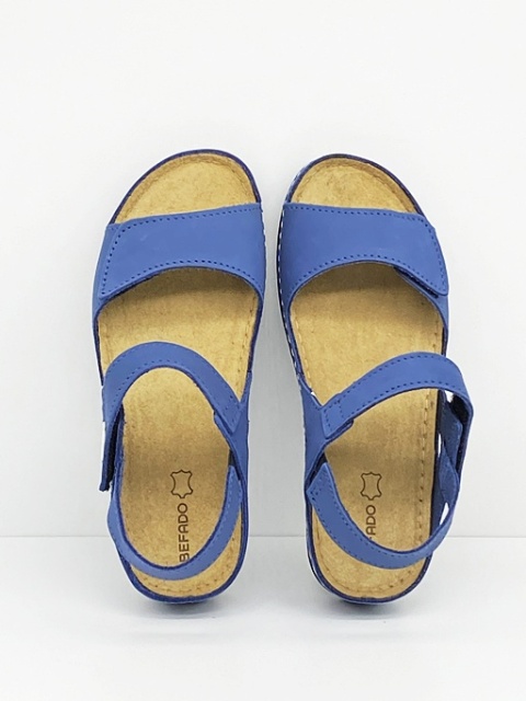 niebieskie sandały damskie