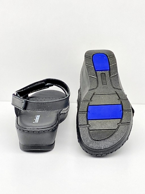 czarne sandały damskie