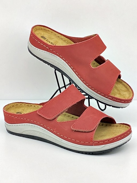 czerwone klapki inblu