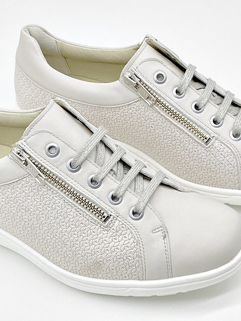 Solidus 29097-20953 KATE platynowo szare, półbuty damskie tęgość K