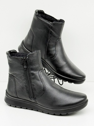 Ara botki zimowe Toronto 12-40413 01H czarne, tęgość H