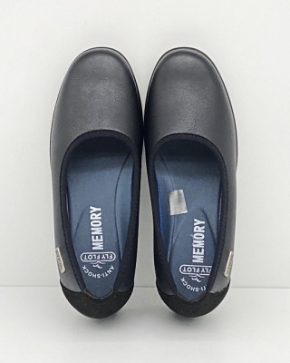 Fly Flot 18X15ZX czarne buty na koturnie, haluksy, tęgość K