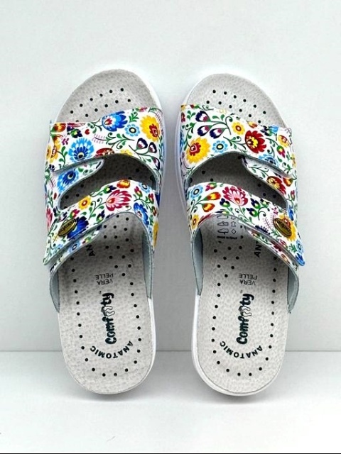 klapki skórzane damskie