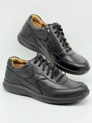 Jomos buty męskie skórzane 322410 czarne, duża tęgość K