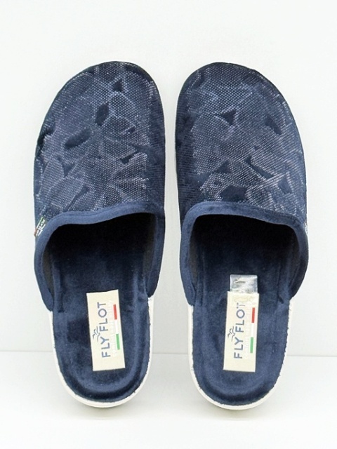 Kapcie na grubej podeszwie Fly Flot 44X22RP granatowe, tęgość H