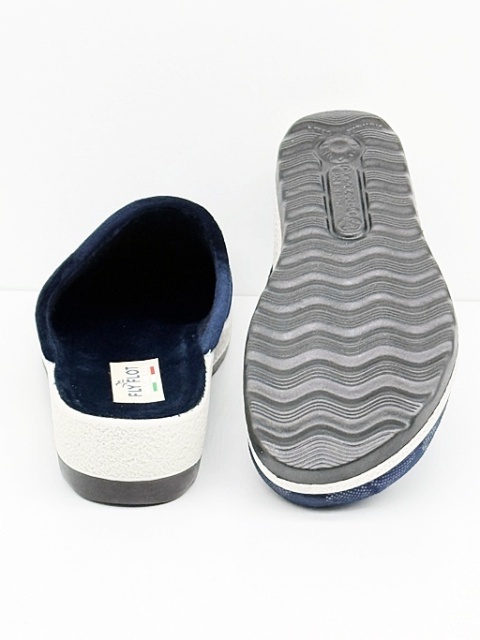 Kapcie na grubej podeszwie Fly Flot 44X22RP granatowe, tęgość H