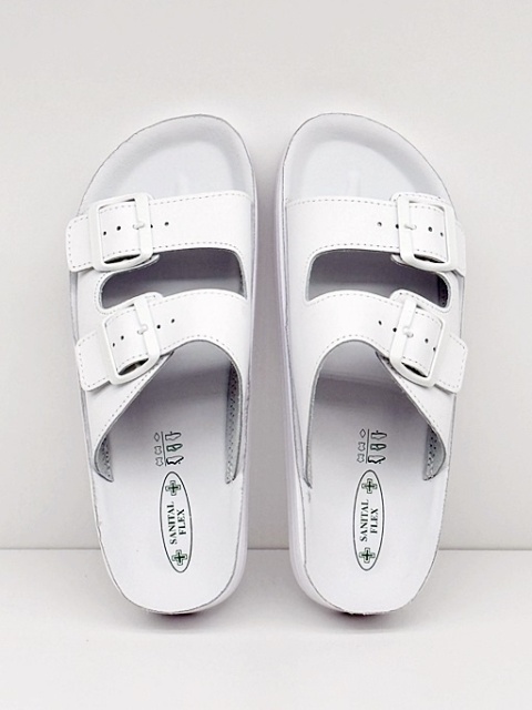 klapki medyczne białe