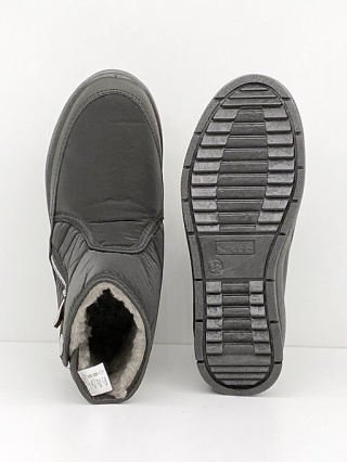 Kredo 2190 czarne damskie śniegowce, tęgość H