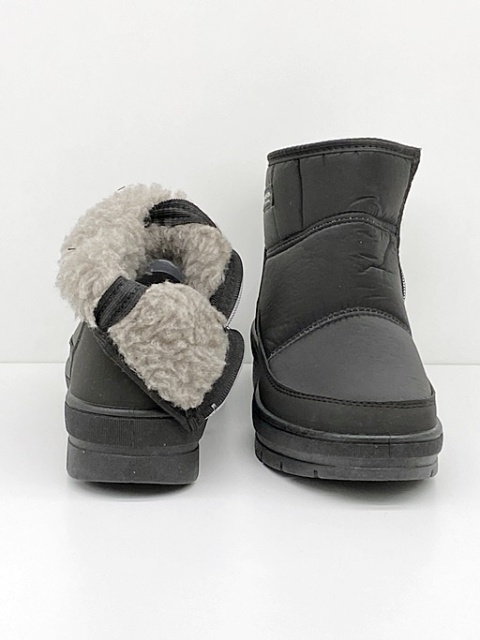 Kredo 2392 czarn damskie śniegowce, tęgość H