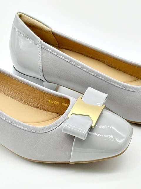 Loretta Vitale W5335 szare czółenka damskie, tęgość G