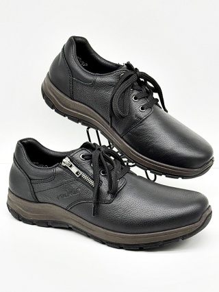 Męskie półbuty Rieker 03604-00 czarne, Extra Wide = tęgość H