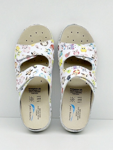 medyczne klapki z sowami