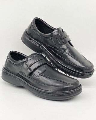 Ara Ben 11-17101 01K czarne obuwie męskie, szerokie i tęgie stopy, tęgość K