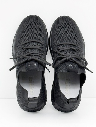 Obuwie sportowe damskie Loretta Vitale W4303 czarne, tęgość F-G (mała)