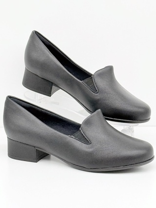 Piccadilly 145059-6 czółenka damskie czarne na niski obcasie, tęgość H