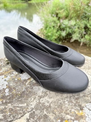 Buty damskie Piccadilly czółenka 145055-6 czarne, średnia tęgość G