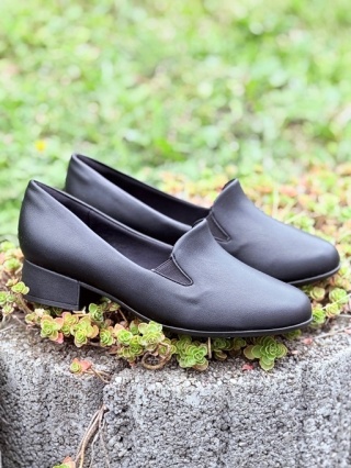 Piccadilly 145059-6 czółenka damskie czarne na niski obcasie, tęgość H