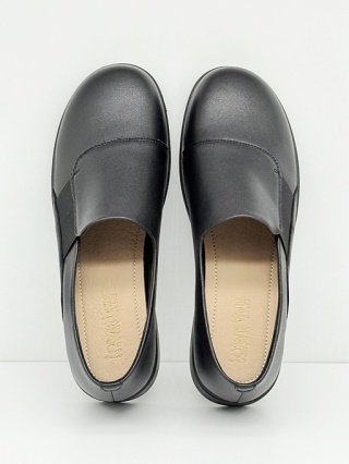 Półbuty damskie czarne Loretta Vitale W9945 czarne, tęgość H