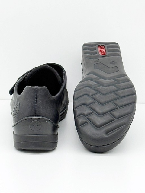 czarne półbuty Rieker Białystok