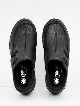 Rieker 59559-00 czarne półbuty damskie, Ready2Go, tęgość H