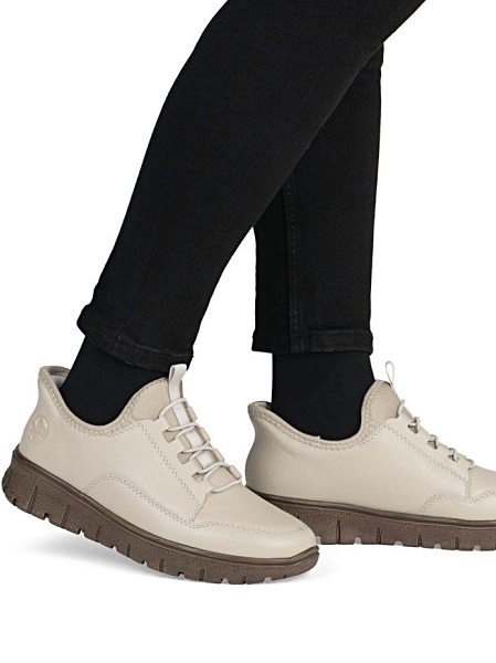 półbuty skórzane Rieker