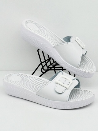 Sanital Flex KF01 białe fakiry damskie, tęgość regulowana F-G-H