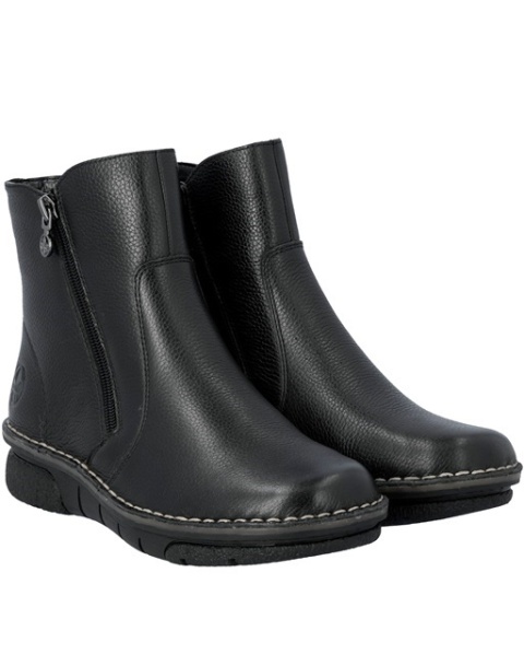 Rieker botki skórzane