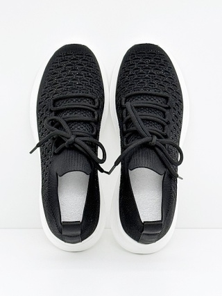 Sportowe buty damskie Loretta Vitale W4302 czarne, mała tęgość F-G