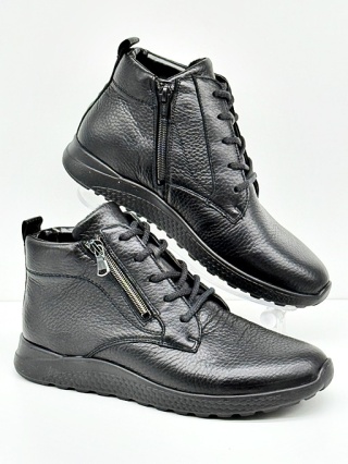 Waldlaufer zimowe buty damskie H-Alina 778807 199 001 czarne Hirsch, tęgość H