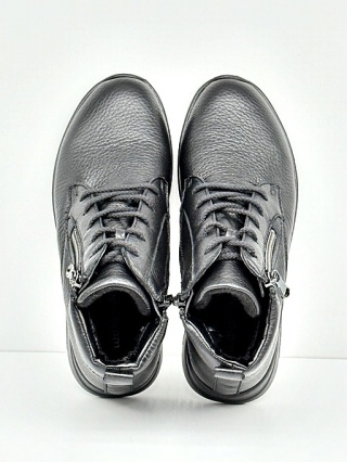 Waldlaufer zimowe buty damskie H-Alina 778807 199 001 czarne Hirsch, tęgość H