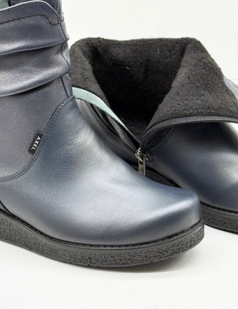 botki damskie granatowe