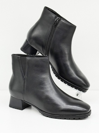 Botki na obcasie Ara Graz-ST 12-20010 01H czarne, średnia tęgość H