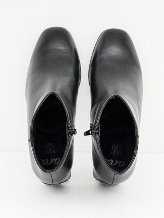 Botki na obcasie Ara Graz-ST 12-20010 01H czarne, średnia tęgość H