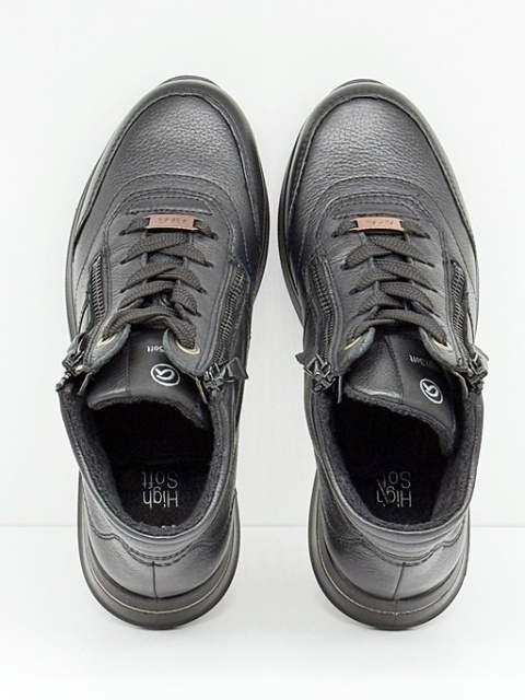 Buty Ara 12-24808-01 Osaka 2.0 czarne skórzane sneakersy damskie, tęgość H