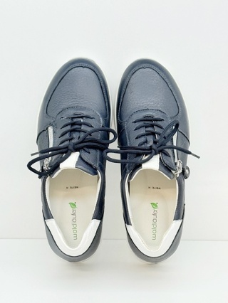 Buty Waldlaufer Hirsch H-Lana 758009 200 194 granatowe, skóra jelenia, tęgość H