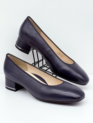 Buty damskie Ara 12-11838 02H Graz czółenka granatowe, tęgość H