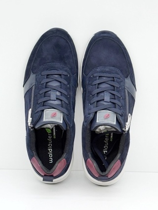 Buty męskie Waldlaufer H-Matti 784001 107 200 granatowy nubuk, tęgość H