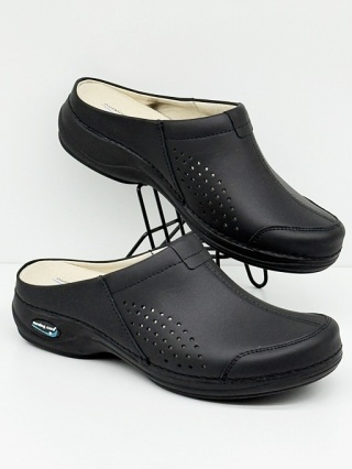 Czarne buty medyczne Nursing Care VENEZA WG3A11 black, tęgość H