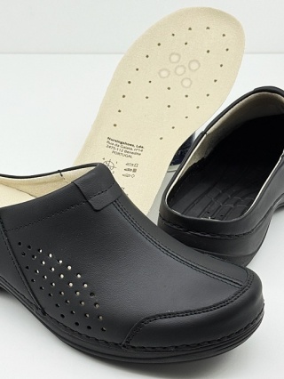 Czarne buty medyczne Nursing Care VENEZA WG3A11 black, tęgość H