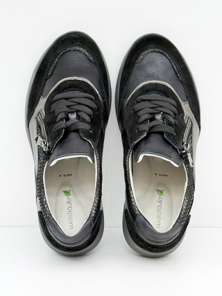 Damskie Waldlaufer Hirsch M-Tonia 831004 980 768 multi czarne, tęgość M