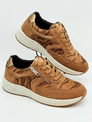 Sneakersy Waldlaufer 703002 106 064 H-Jill Tiger cognac, tęgość H