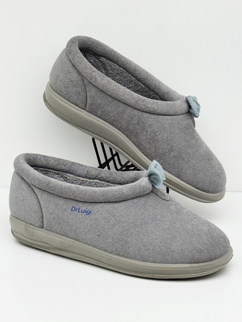 Dr Luigi kapcie szare